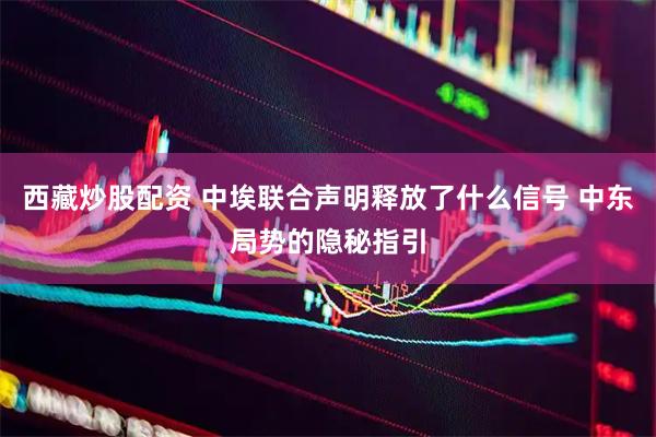 西藏炒股配资 中埃联合声明释放了什么信号 中东局势的隐秘指引